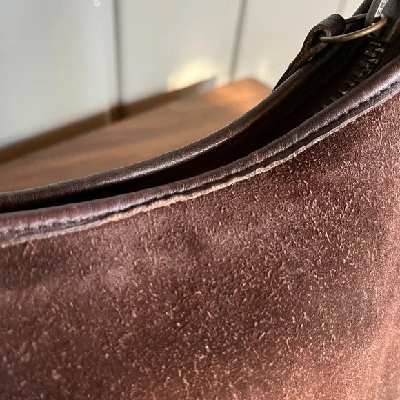 Vintage Coach Janice 9011 Suede Bag